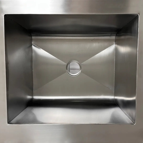 Mesa Pia Inox Industrial 120x60x90 Cuba 50x40x30 Esquerda