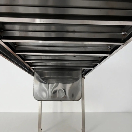 Mesa Pia Inox Industrial 120x60x90 Cuba 50x40x30 Esquerda
