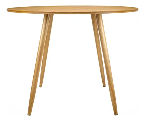 Mesa Redonda 80cm Mdf Sala De Jantar E Cozinha