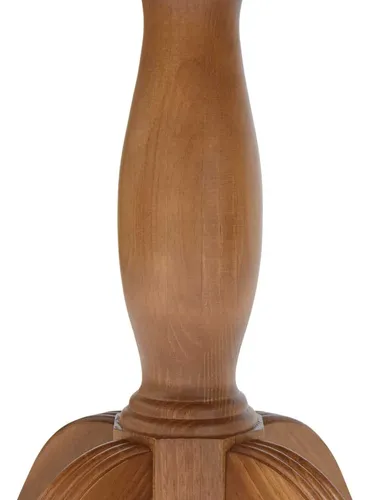 Mesa Redonda Madeira Maciça 4 Lugares Torneada 105cm Norah