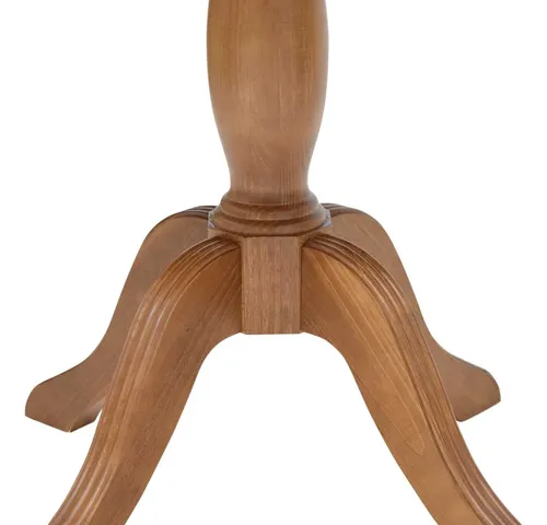 Mesa Redonda Madeira Maciça 4 Lugares Torneada 105cm Norah