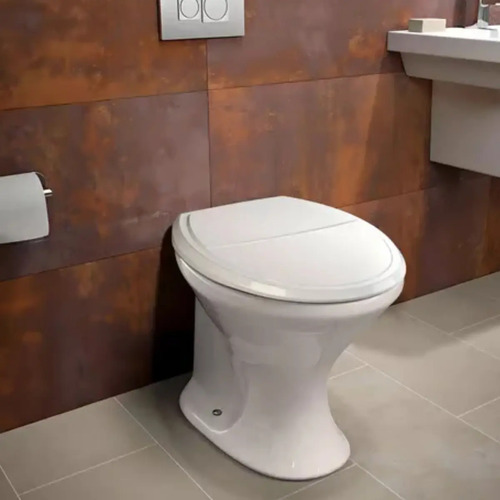 Metasul Assento Sanitário Almofadado Basico Oval Universal Slim Off Cor Branco