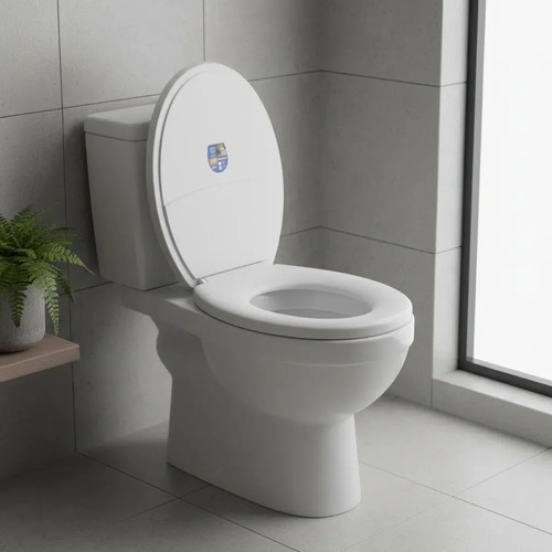 Metasul Assento Sanitário Almofadado Basico Oval Universal Slim Off Cor Branco