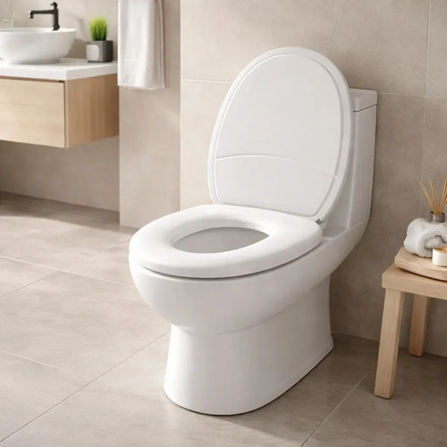 Metasul Assento Sanitário Almofadado Basico Oval Universal Slim Off Cor Branco