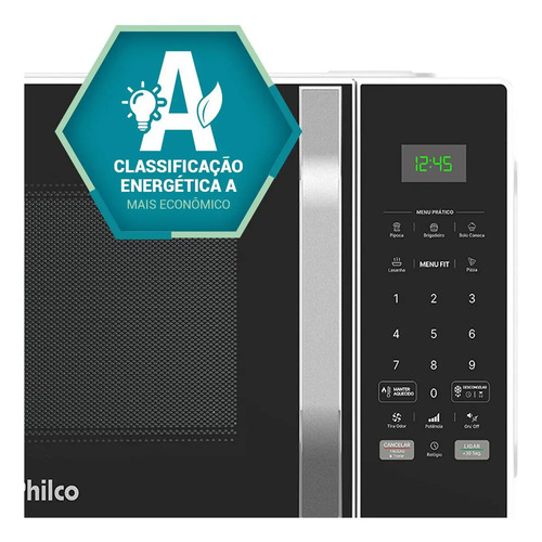 Micro-ondas 25l Philco Função Tira Odor 1100w Pm27