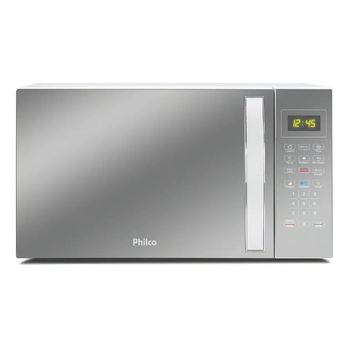 Micro ondas 33l philco espelhadobranco 1400w 220v pmo38e