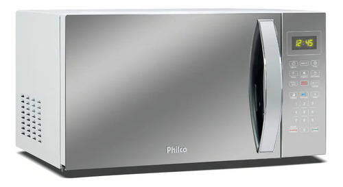 Micro-ondas 33L Philco Espelhado/Branco 1400W 220V PMO38E