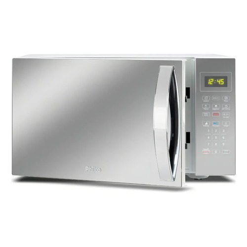 Micro-ondas 33L Philco Espelhado/Branco 1400W 220V PMO38E