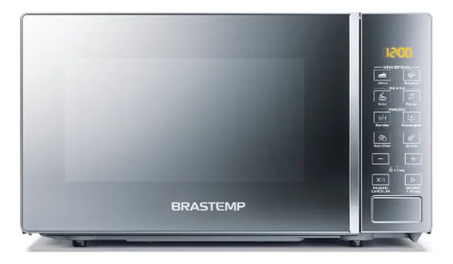 Micro ondas brastemp 20l inox espelhado bms20ar