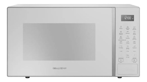 Micro ondas brastemp 32l branco com menu gourmet bms46ab 1