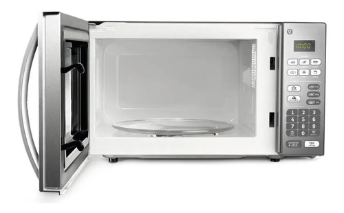 Micro-ondas CM020BF 20 Litros Espelhado com Função Descongelar Cor Cinza e Inox Consul
