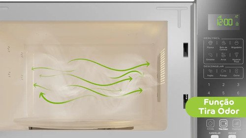 Micro-ondas Consul 32L Prata com Menu Fácil - CMS46AR