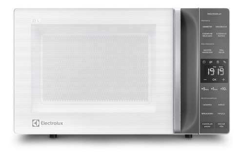 Micro ondas electrolux 23l branco efficient com descongelame