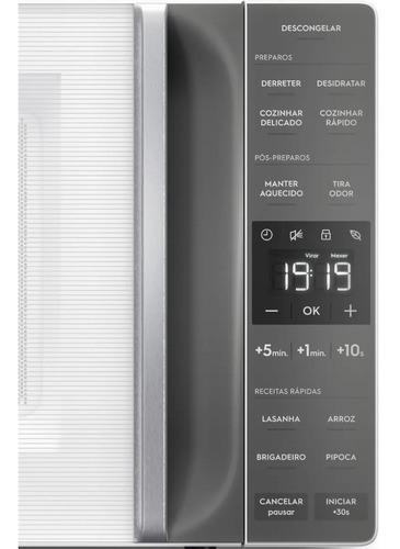 Micro-ondas Electrolux 23L Branco Efficient com Descongelamento Assistido ME23B