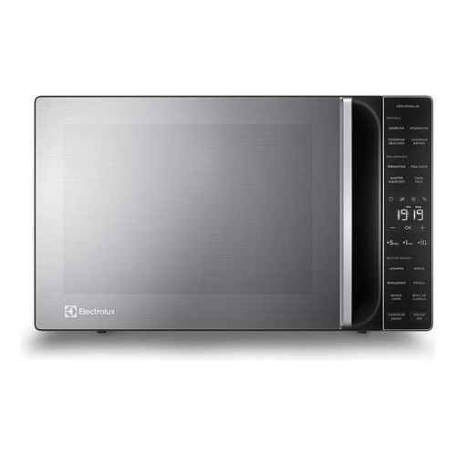 Micro ondas electrolux 36l cor inox efficient com descongela