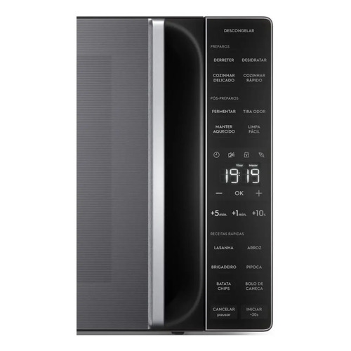 Micro-ondas Electrolux 36L cor Inox Efficient com Descongelamento Assistido ME36S