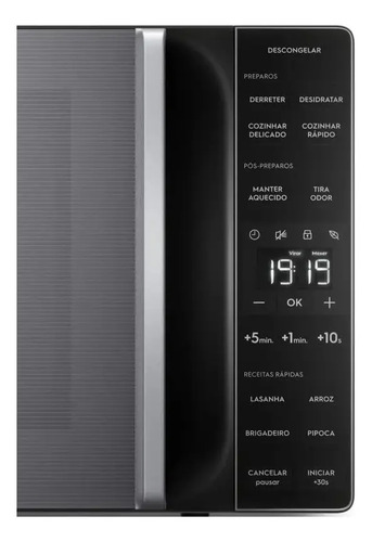 Micro-ondas ME23S 23L Efficient Com Descongelamento Assistido Cor Inox Electrolux