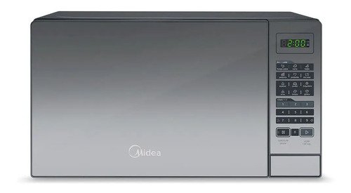 Micro ondas midea mra 2 20l prata porta espelhada