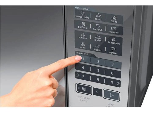 Micro-ondas Midea MRA_2 20L Prata Porta Espelhada