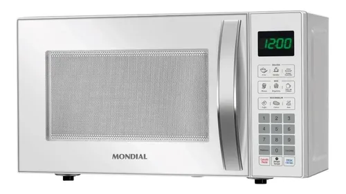 Micro ondas mo 01 21 w 21 litros 1200w branco mondial