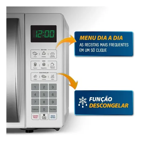 Micro-ondas Mo-01-21-w 21 Litros 1200w Branco Mondial