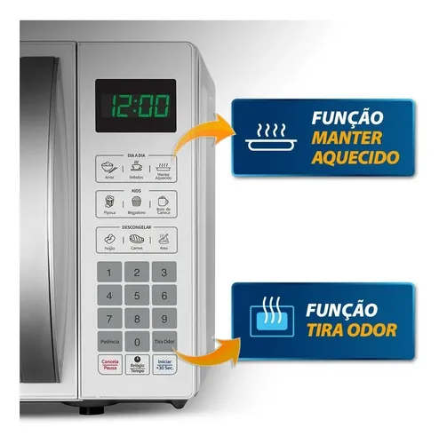 Micro-ondas Mo-01-21-w 21 Litros 1200w Branco Mondial