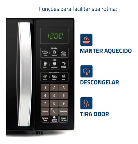 Micro-ondas Mondial 1400W MO-02-34-B