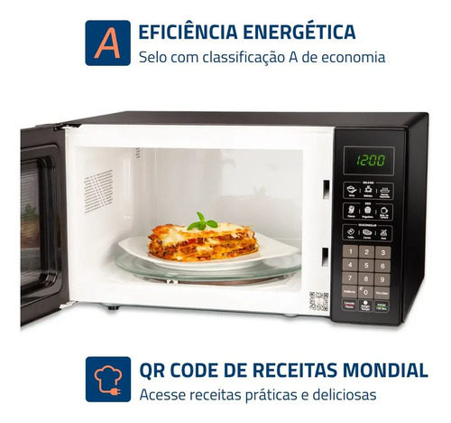 Micro-ondas Mondial 1400W MO-02-34-B