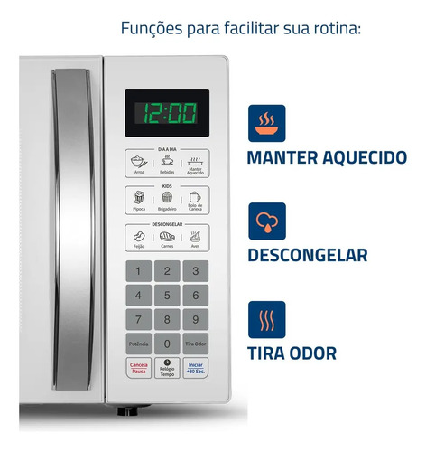 Micro-Ondas Mondial 1400W MO-02-34-W