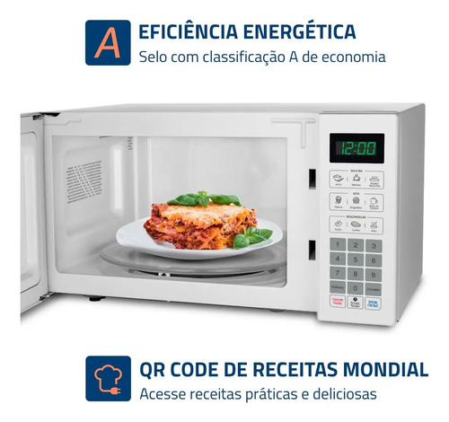 Micro-Ondas Mondial 1400W MO-02-34-W
