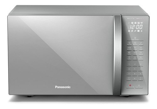 Micro ondas nn st67lsru 34 litros inox panasonic
