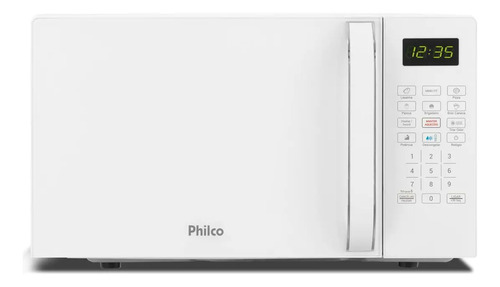 Micro ondas philco 20l branco pintura limpa facil pmo23b