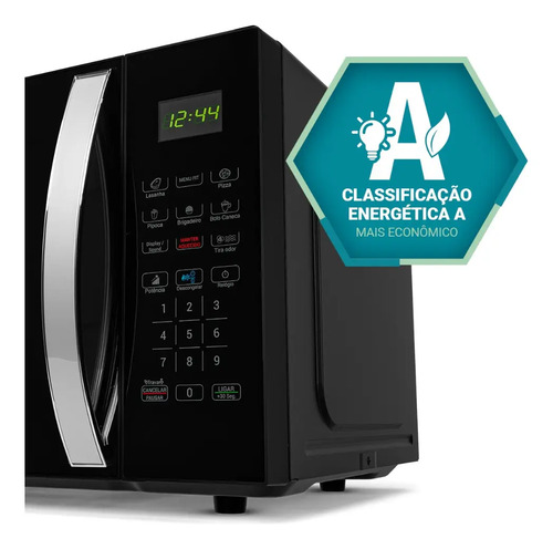 Micro-ondas Philco 28l Limpa Fácil 1100w Preto Pmo30p