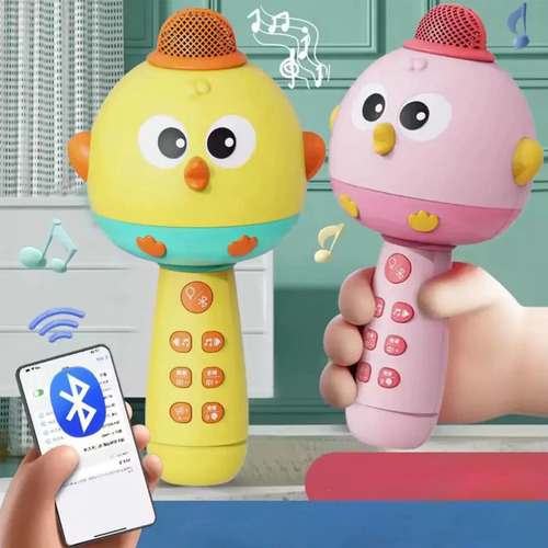 Microfone bluetooth infantil para contar historias e musica