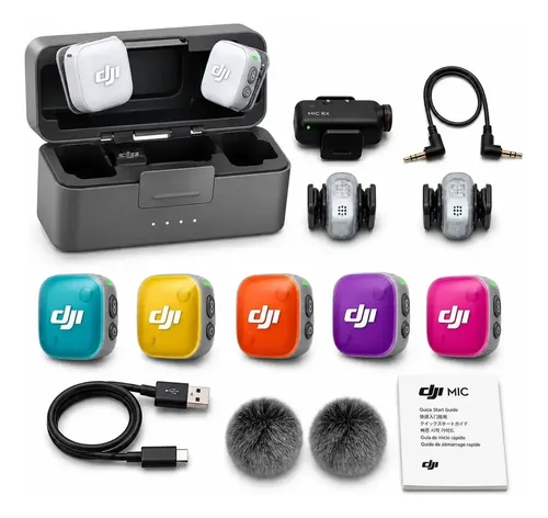 Microfone dji mic mini 2 lancamento combo 2