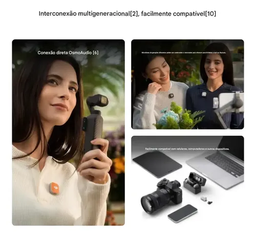 Microfone Dji Mic Mini 2 Lançamento Combo 2