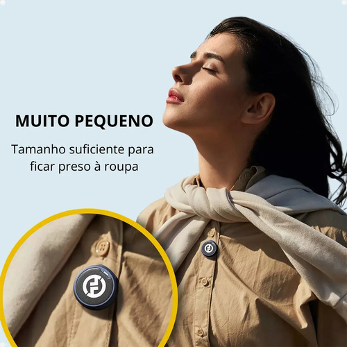 Microfone Hollyland Lark M2 Duo Combo Duplo Para 2 Pessoas Preto