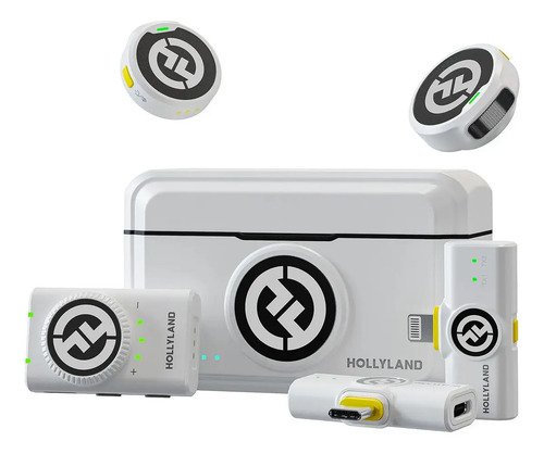 Microfone hollyland lark m2 lark m2 combo branco branco