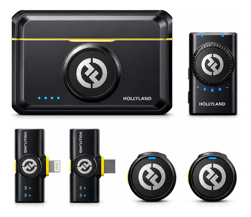 Microfone lapela lark m2 combo usb c e lightning bluetooth