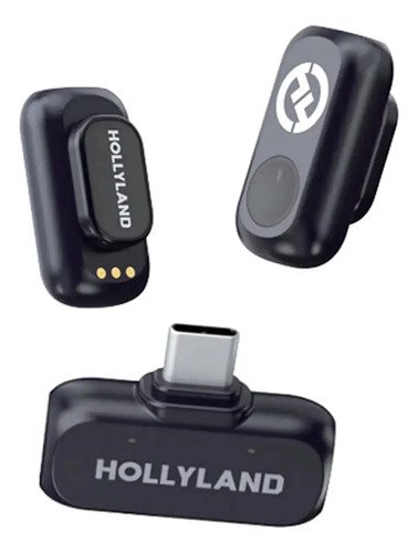 Microfone lark a1 hollyland mini usb c preto