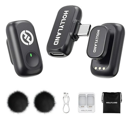 Microfone Lark A1 Hollyland Mini Usb-c Preto