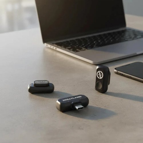 Microfone Lark A1 Hollyland Mini Usb-c Preto