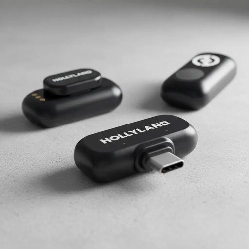 Microfone Lark A1 Hollyland Mini Usb-c Preto