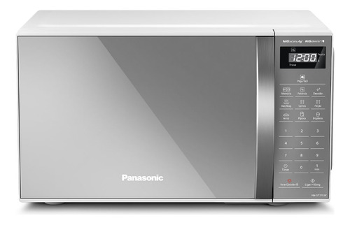 Microondas panasonic nn st27lwru 21l branco espelhado tecnol