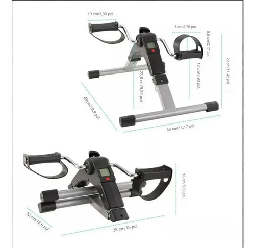Mini Bike Fisioterapia Portátil Bicicleta Ergométrica
