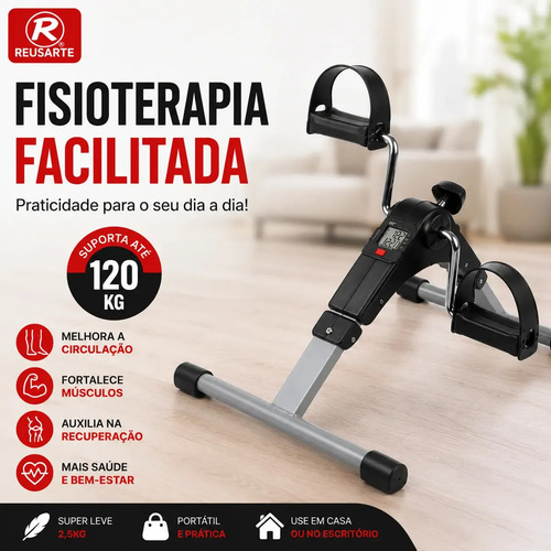 Mini Bike Fisioterapia Portátil Bicicleta Ergométrica Idosos