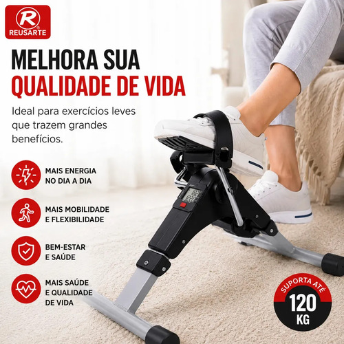 Mini Bike Fisioterapia Portátil Bicicleta Ergométrica Idosos