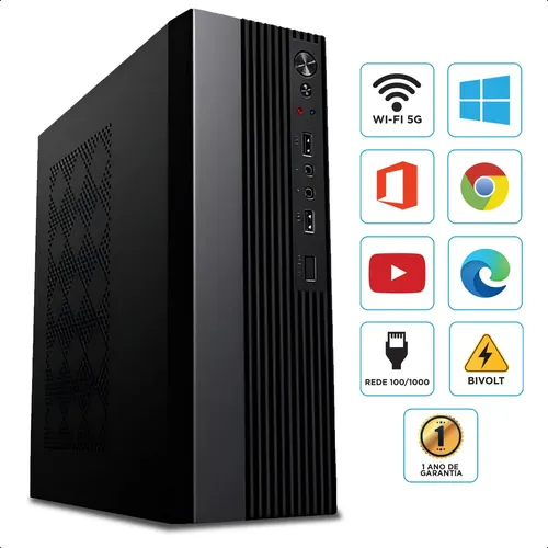 Mini Desktop Intel Core I5 16gb Ram Ssd 240gb+monitor 19 W11
