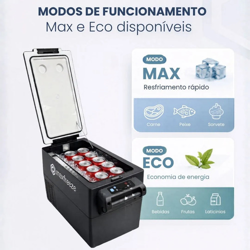 Mini Geladeira 35 Litros 12/24v 110/220v Caminhão Ônibus Van