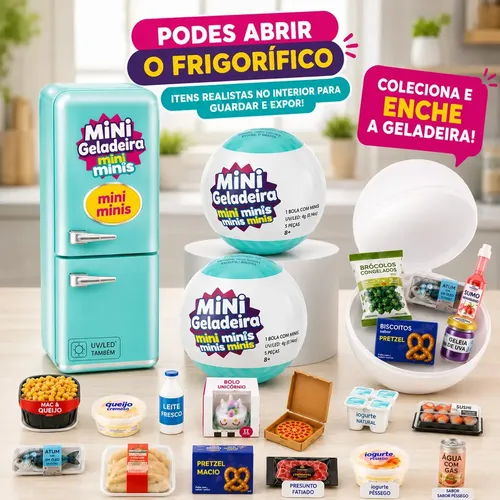 Mini Geladeira Brinquedo Infantil Epsilon